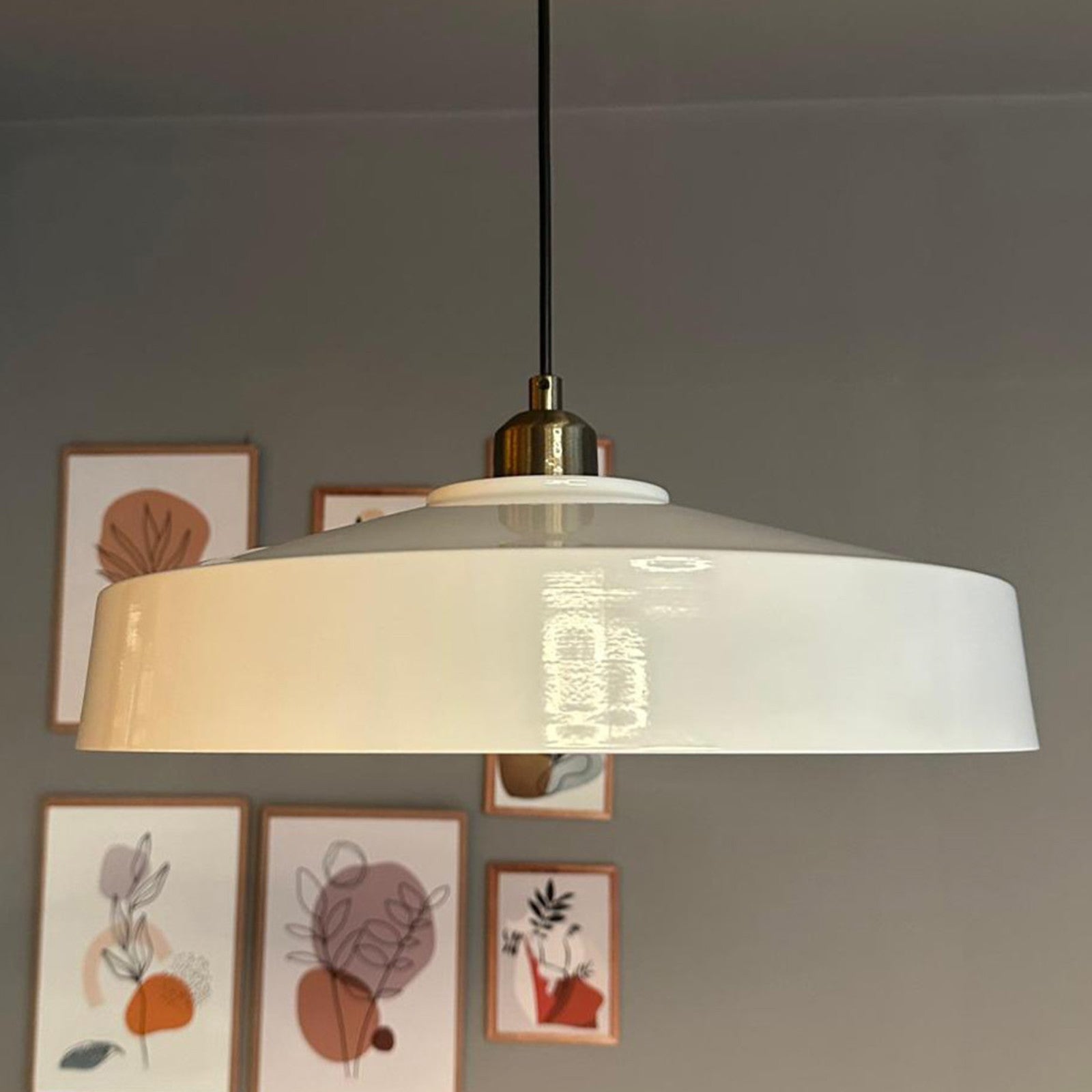 Ace Hängelampe Ø40 cm, Pendelleuchte Vintage, Hängelampe Industrial aus Metall E27